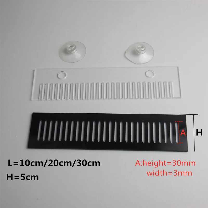 Removable Overflow combs. Fish tank over water board.The overflow tank is suitable for overflow acrylic fish comb filter 1 Pcs