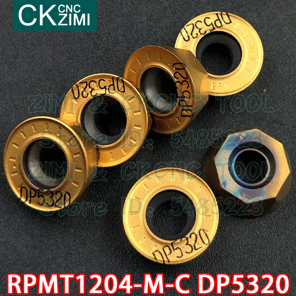 RPMT1204-M-C DP5320 RPMT 1204 متر C DP5320 كربيد إدراج طحن إدراج أداة أدوات مخرطة معدنية باستخدام الحاسب الآلي إدراج قاطعة المطحنة