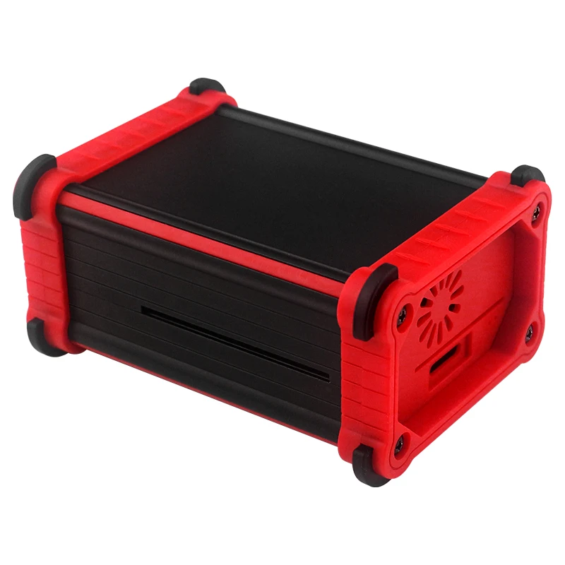 

Raspberry Pi 4 Aluminum Case Upgraded Shell Box with Cooling Fan Thermal Pad Metal Alloy Enclouse for Raspberry Pi 4 Model B