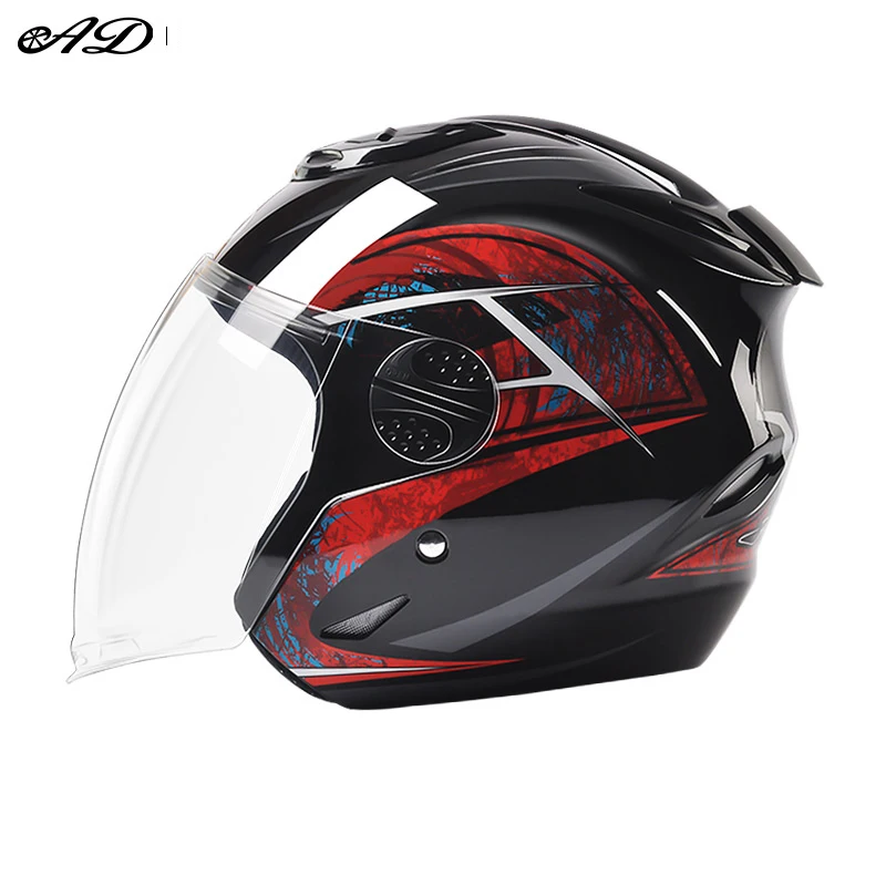 

Casco Open Face Para Patinete Electrico Capacete Aberto Moto Helmet For Scooter Motorcycle Classic Original Flip Up Helmet