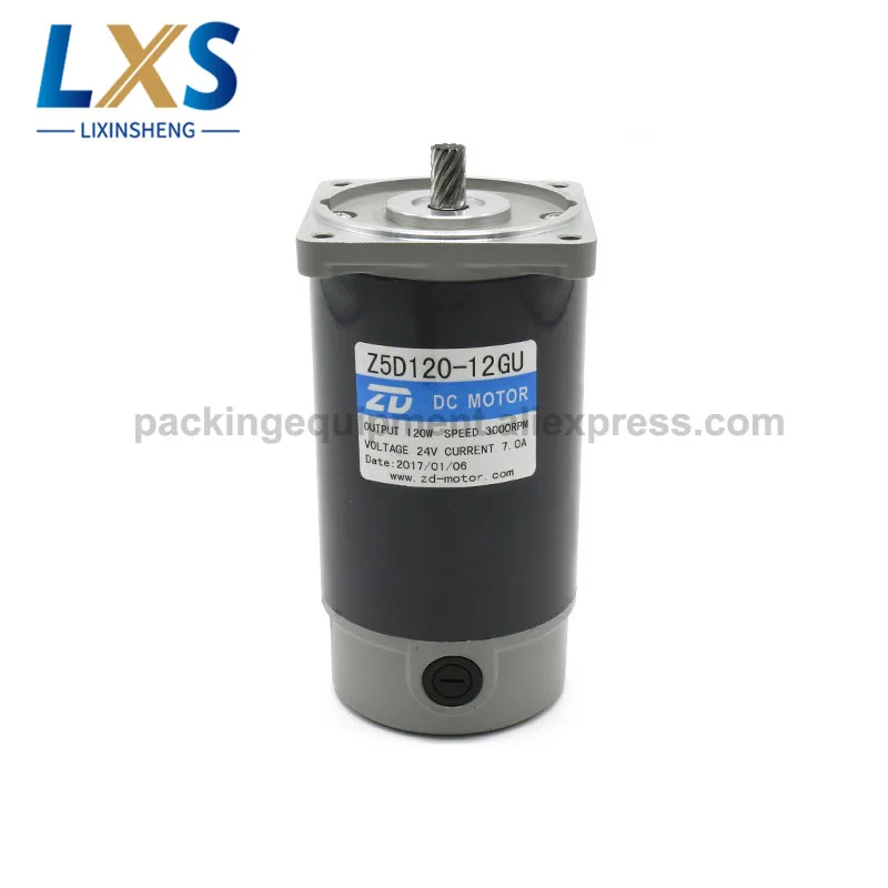 

ZD 120W DC Brush Motor Z5D120-24GU-30S/Z5D120-24GU-18S Assembly Line with Gearhead 5GU3~200K