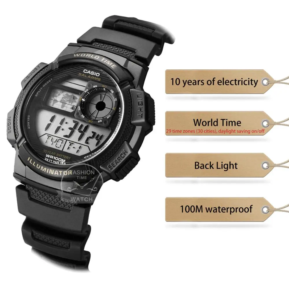 Casio Ae1000w Merk Jam Tangan Casio Dan Harganya Casio G-Shock Men's Watch Waterproof Quartz