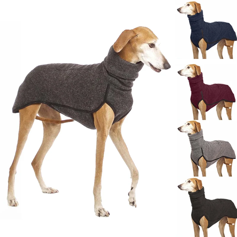 Newest High Collar Medium Big Dog Coat Jacket for Large Dogs Great Dane Greyhound Pitbull Clothing Pets Clothes ubranka dla psa