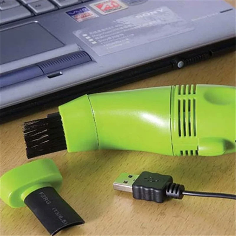 Small Portable USB Vacuum Cleaner Brush Dust Collector Computer Keyboard Phone Laptop Universal Cleaning Gadgets Accessories