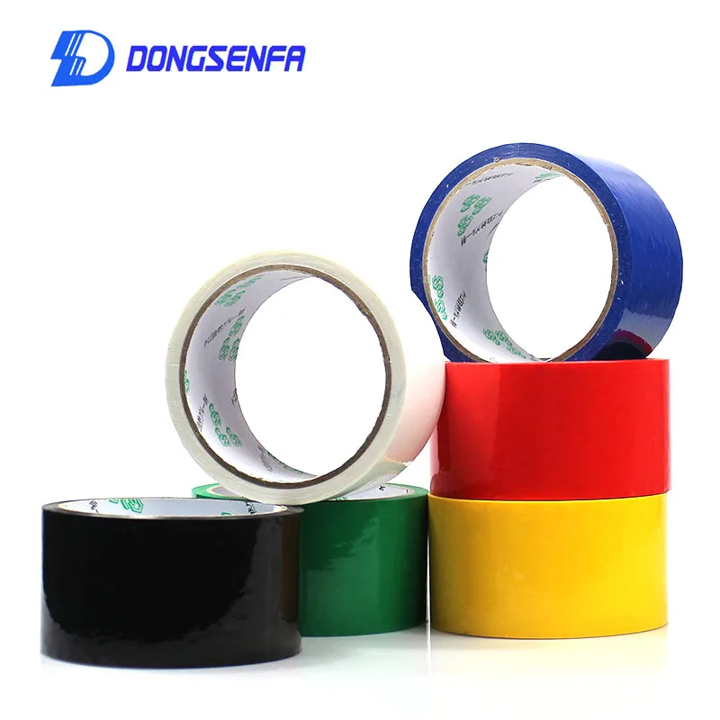 DONGSENFA 1 Roll 40M Sealing Color Tape Packaging Adhesive Tape  Packing Label Clear Carton Box Sealing Packaging Tape