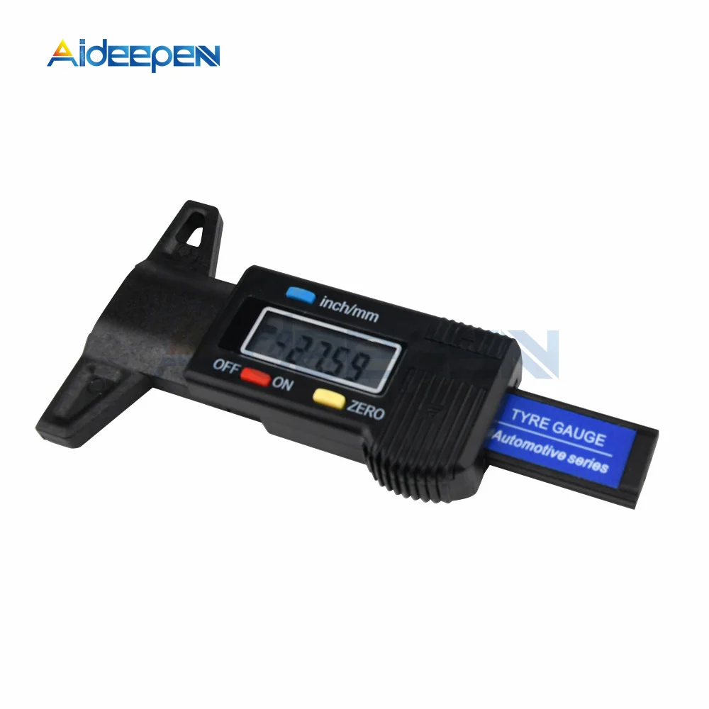 Digital Car Tyre Tire Tread Depth Gauge Meter Auto Tire Wear Detection Measuring Tool Caliper Thickness Gauges Monitoring System