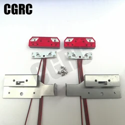 Enquêter arrière LED en métal pour camion RC 1/14 Tamiya, pièces de bricolage, remorque, benne basculante, 620, 1851, 3363, 56360