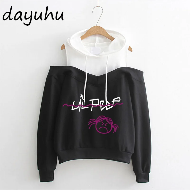 Y2k Goth Anime Hoodie Aesthetic Women Sweatshirt Gothic Punk Grunge Streetwear Ladies Gothic Top Manga Harajuku Clothes Female