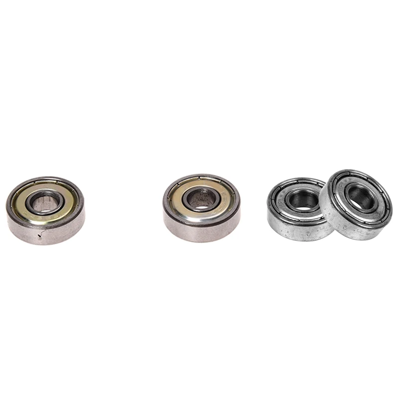 10Pcs Miniature Rubber Sealed Metal Shielded Metric Radial Ball Bearing Model: 607ZZ 7 X 19 X 6MM & 10Pcs Ball Bearing Deep Groo