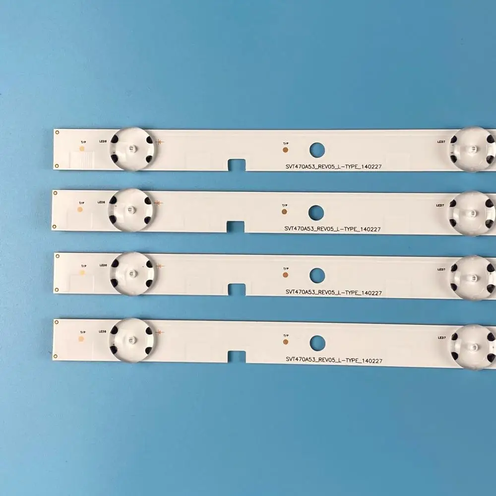 8 個のx 47 インチledテレビバックライトレンズストリップ 47L6353DBためSVT470A53_REV05_R/L_140227 4 + 4 led
