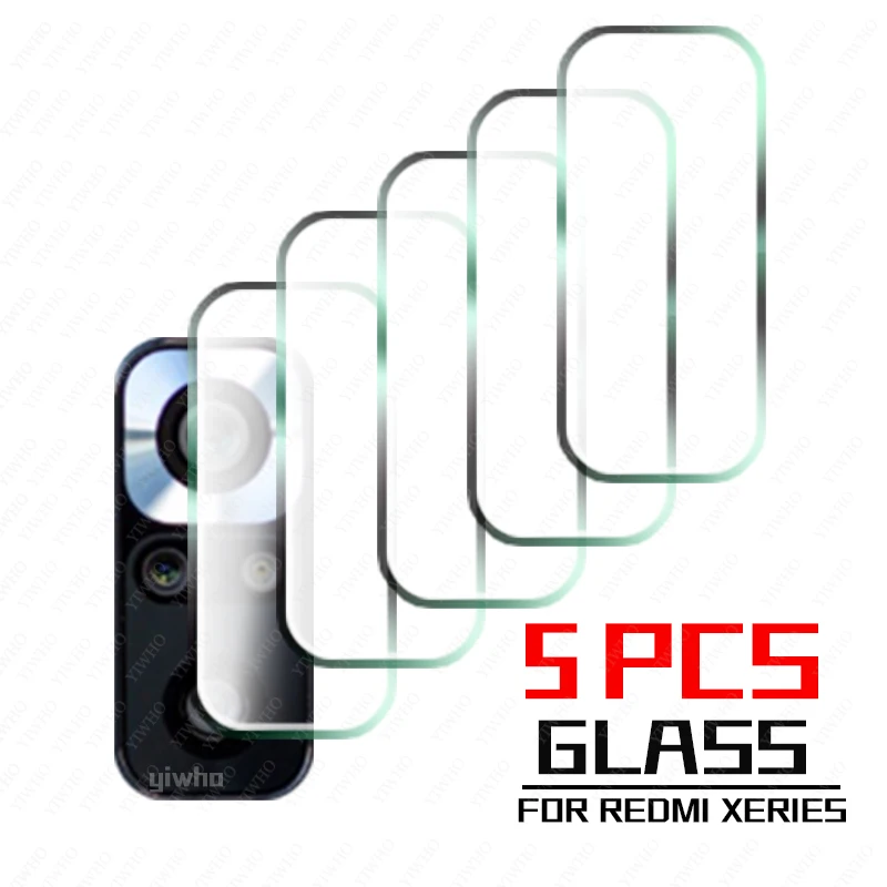 5Pcs Tempered Glass on Redmi Note 10 Pro Camera Lens Protector Back Screen For Xiaomi Redme Note 9T 10S 9S 8t 9 8 9T 9c NFC 9a