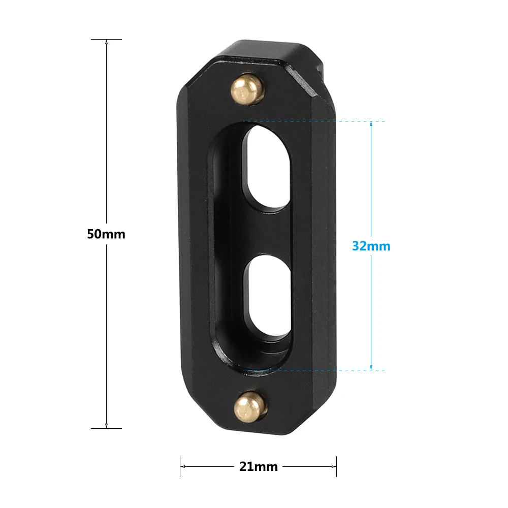 Barra guida NATO standard Kayulin a sgancio rapido (50 mm) con scanalatura di montaggio da 1/4"-20
