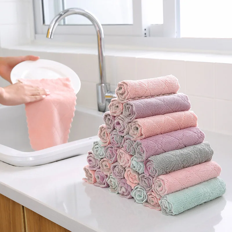 

Microfiber Towel for Kitchen Cleaning, Super Absorbent, Dish Cloth, Dishcloth, Special Soft Kitchen Tool