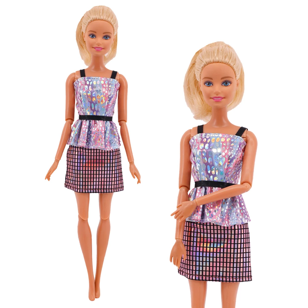 Búp Bê Thời Trang Bộ Trang Phục Đeo Cổ Tay Bé Gái Quần Áo Váy Phụ Kiện Quần Áo Cho Barbies Búp Bê DIY Nhà Búp Bê Đồ Chơi Cho Bé