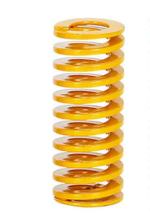 2Pcs Yellow Spiral Stamping Compression Die Spring 22 x11x 20/30/50/60/80/100mm