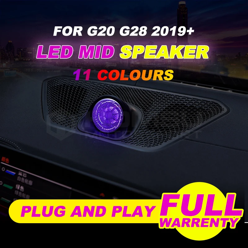 Ambient Light MID Tweeter Speaker For bm w 3 Series G20 G28 320i 325i 330i Speaker synchronized with ambient light