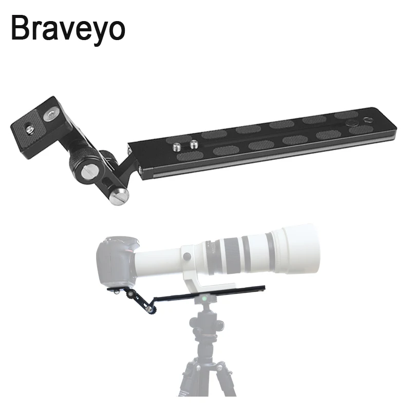 

Telephoto Lens Holder Support Bracket Tripod Shooting Stand Quick Release Plate Professional Accessories For Arca Dslr Camera