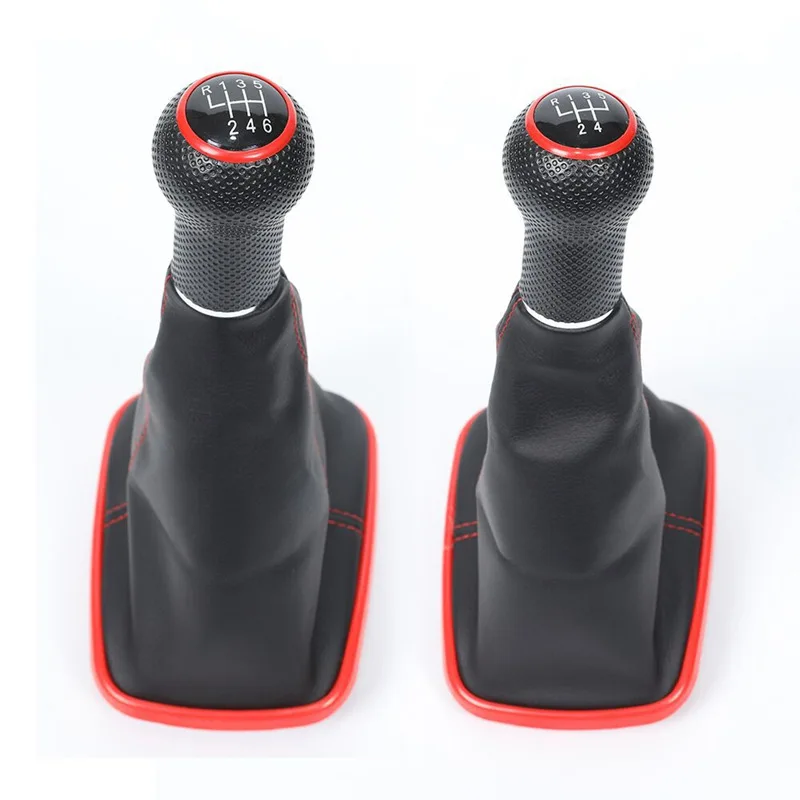 12mm Car Gear Shift Knob Gaiter Boot For Volkswagen VW Golf 4 MK4 Bora Jetta GTI R32 2000 2001 2002 2003 2004 Accessories