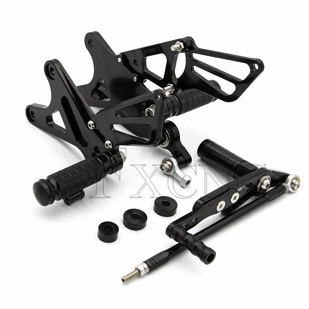 Quick Shifter Rearset For Yamaha YZF R1 YZF-R1 YZFR1 2009 2010 2011 2012 2013 2014 Adjustable Footpeg Footrest Rear Set Foot