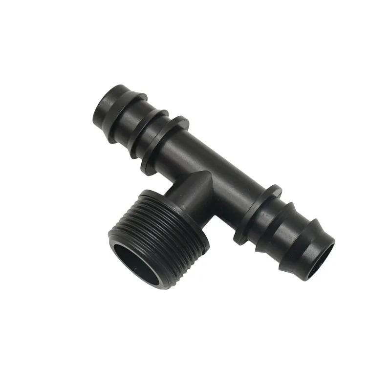 Male 3/4 to 16mm 20mm hose water splitter tee connector 1/2 3/4 2-way Garden hose tee fittings 3 pcs