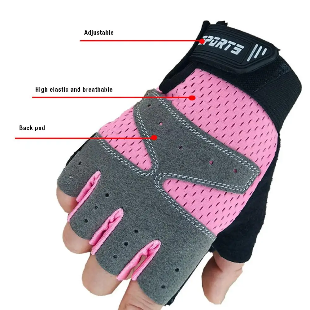 Juvenile Sports Gloves Bike Protective Gym Weightlifting Running Gloves Designed For Teenagers Kid And Small Women