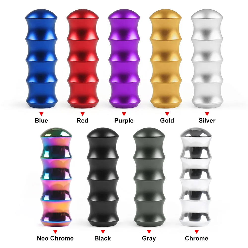 Universal Aluminum 118MM Gear Shift Knob Manual Transmission Shifter Lever Knob Gear Bamboo Style