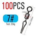 100 piezas Talla 7
