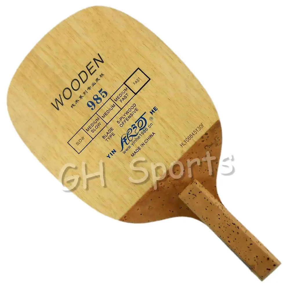 Galaxy Milky Way Yinhe 985 Wooden Fast-Attack OFF Table Tennis Blade Japanese penhold for PingPong Racket