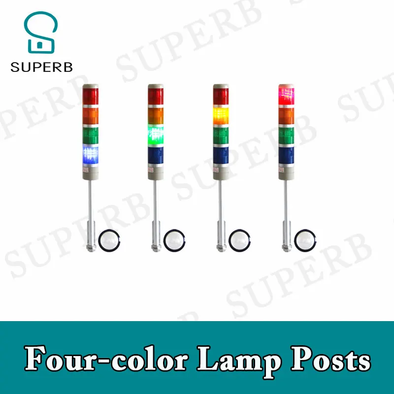 

Superb escape room props Four-color Lamp Posts adjust the color to the preset color to unlock from real life chamber room prop