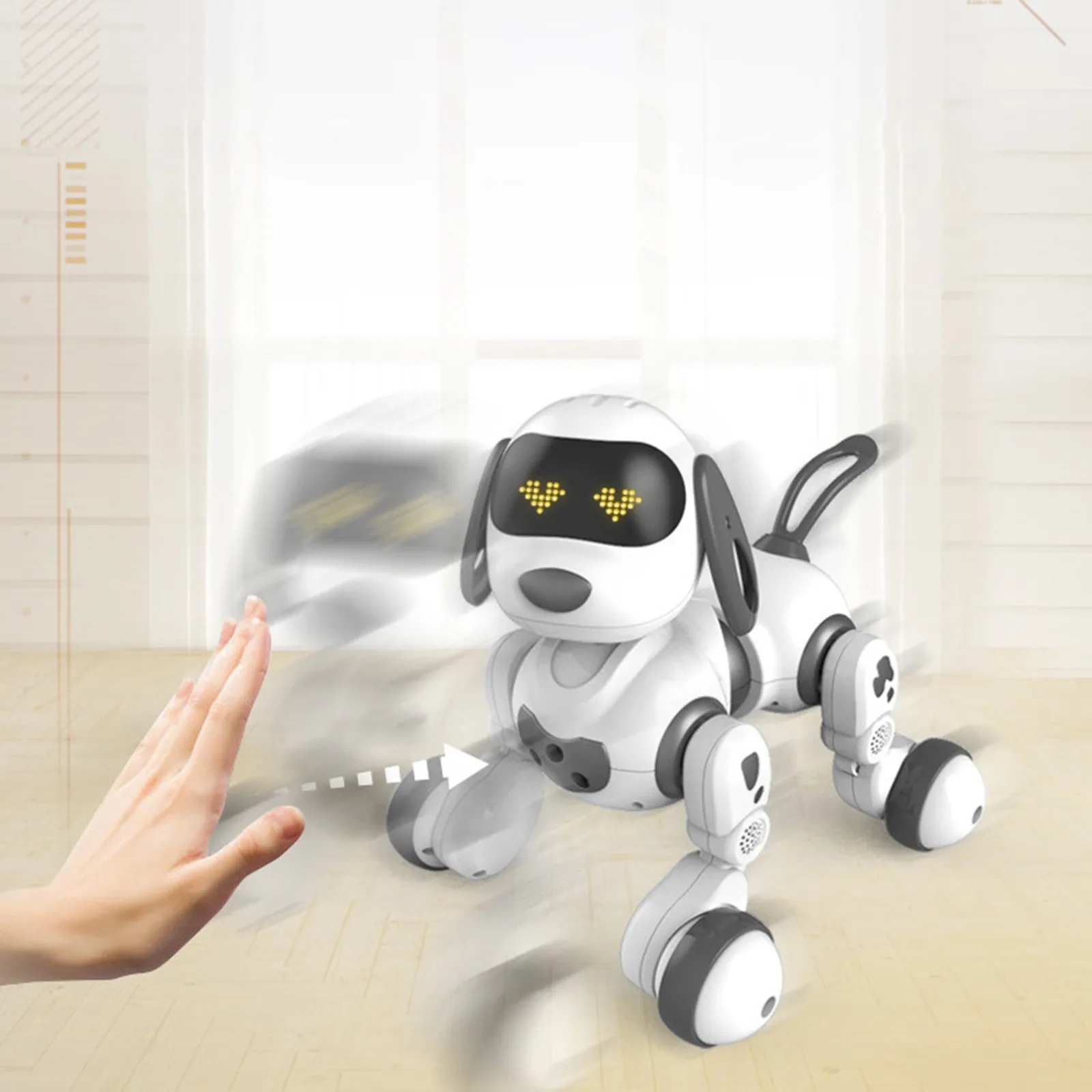 Electronic Intelligent Dog Pet Toy with Gesture Sensing Remote Control Robot Dog Robot Toy for Kid Robot Gesture Sensing Pets