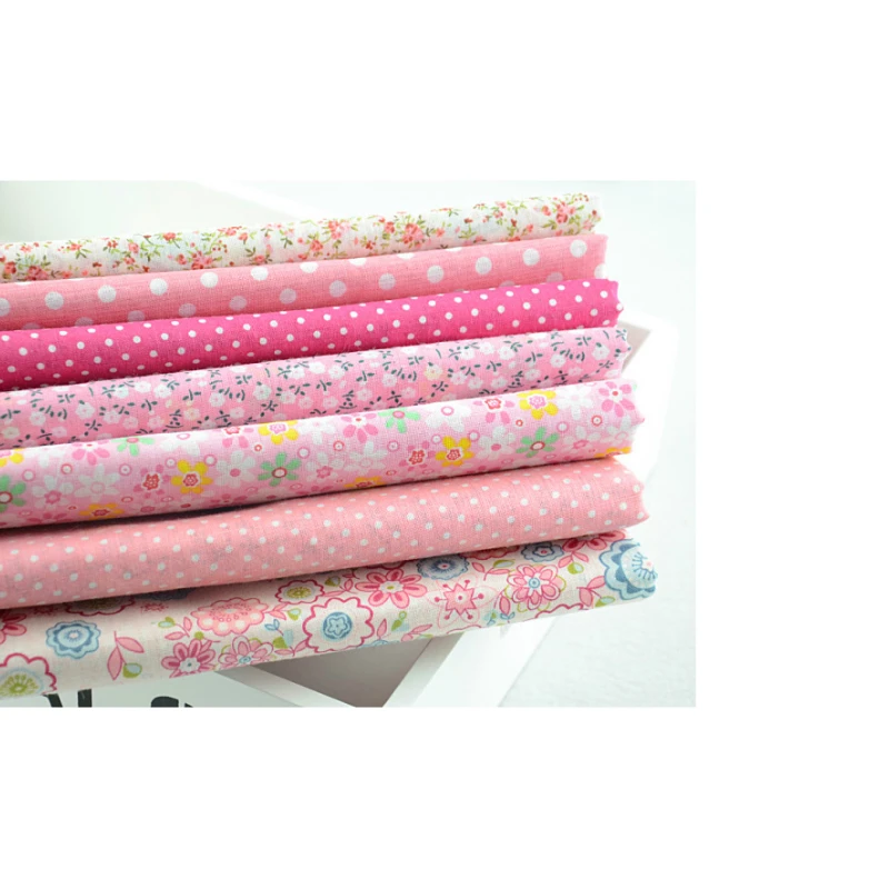 Booksew Cotton Fabric 7 Pieces/Lot 50cmx50cm Fat Quarter Bundle Quilting Patchwork Tilda Tissue Sewing \