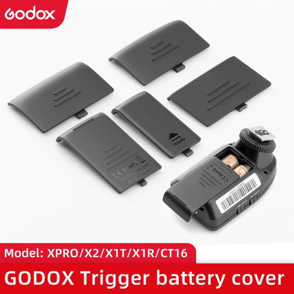 Godox XPRO X2 X1T X1R CTR-16 Trigger Transmitter Receiver Battery Cover Replace Accessories