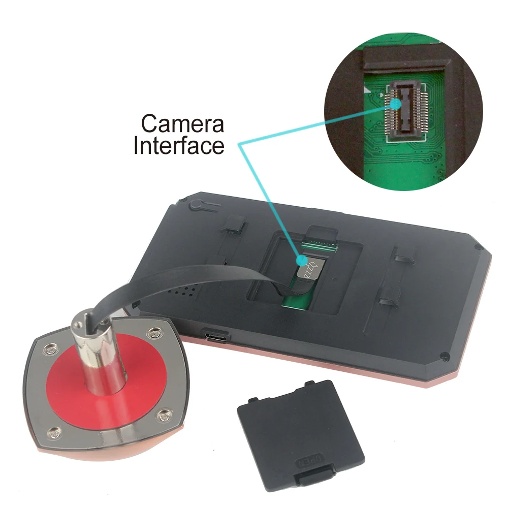 Imagem -05 - Nova Câmera de Vídeo Campainha Digital Olho Mágico Visor da Porta Detecção de Movimento 4.1 Monitor Anel Vídeo-olho Segurança Gravação Automática