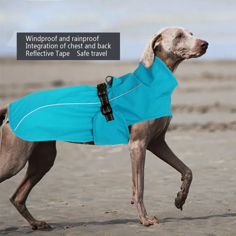 Dog Raincoat Summer Pet Clothes Waterproof Pet Raincoat for Small Mediumn Dogs Reflective Outdoor Puppy Dogs Rainwear Clothing