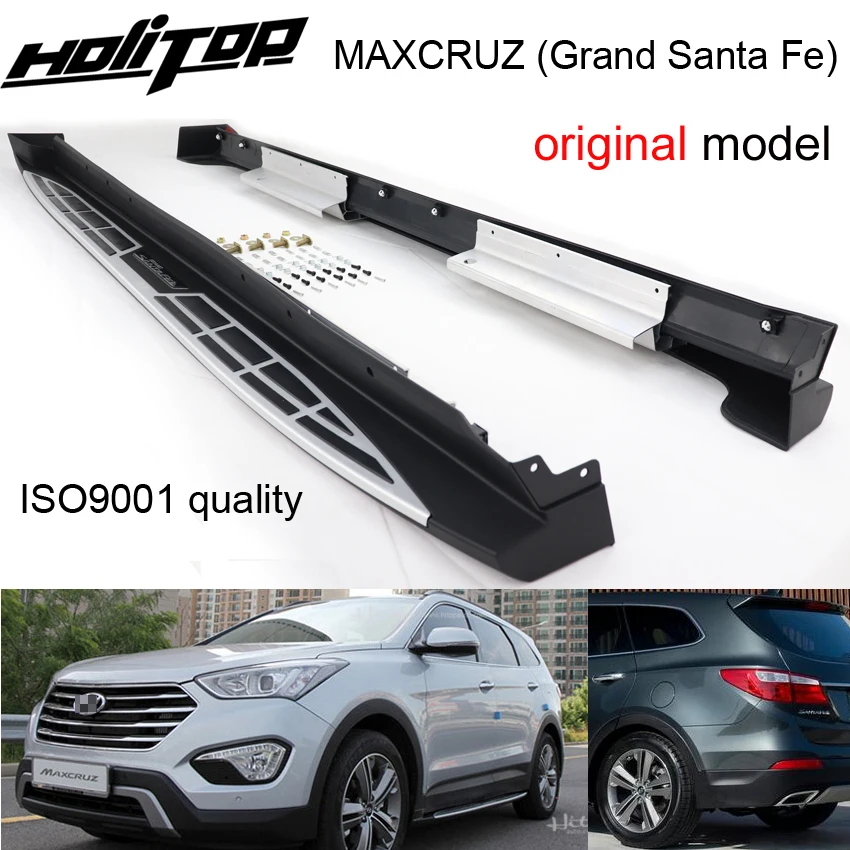 

For Hyundai Maxcruz (Grand Santa Fe) running boards side pedals nerf bar 2013-2018,guarantee ISO9001 quality,easy installation