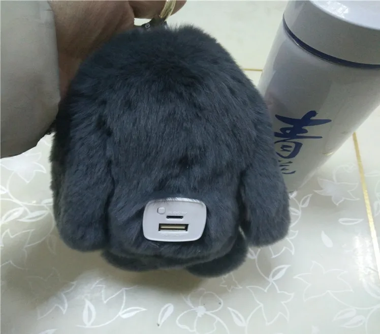 New Gift! 7200mah Cartoon Rex Rabbit Dead Rabbit Charging Bao Gongzi Rabbit Mobile Power for all mobil phone