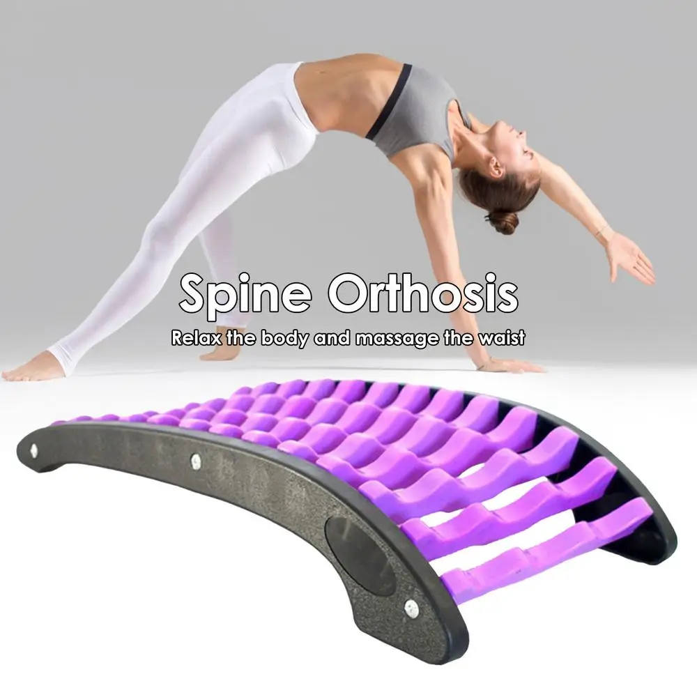 Back Massager Stretcher Lumbar Support Relaxation Stretch Equipment Spinal Orthosis Spine Pain Relief Home Fitness Massage Tools