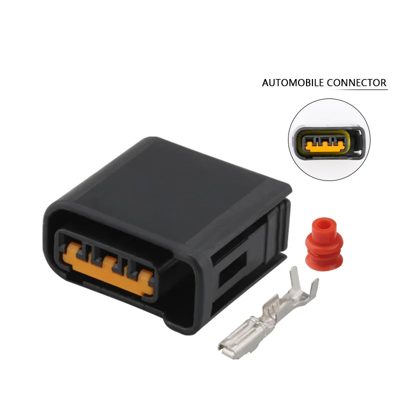 

10/20/50/100 Sets 3 Pin Automobile Waterproof Black Connector Plug Female Wiring Socket DJ7038FA-2.3-21