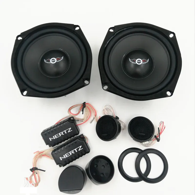 1 Set 5 inch Car Audio Speaker Full Range 150W 4Ohm With Silk Film Dome Tweeter Speakers IKEY BUY Rubber Edge Surround Midrange