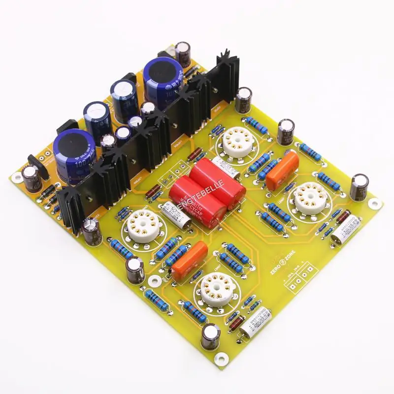 HiFi ECC83/12AX7 Tube Preamp Board Stereo Preamplifier Kit Base On Conrad-Johnson CL Circuit