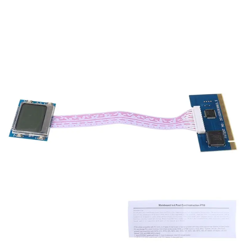 

PCI Motherboard Diagnostic Tester Analyzer LCD Post Test Card For Desktop Laptop