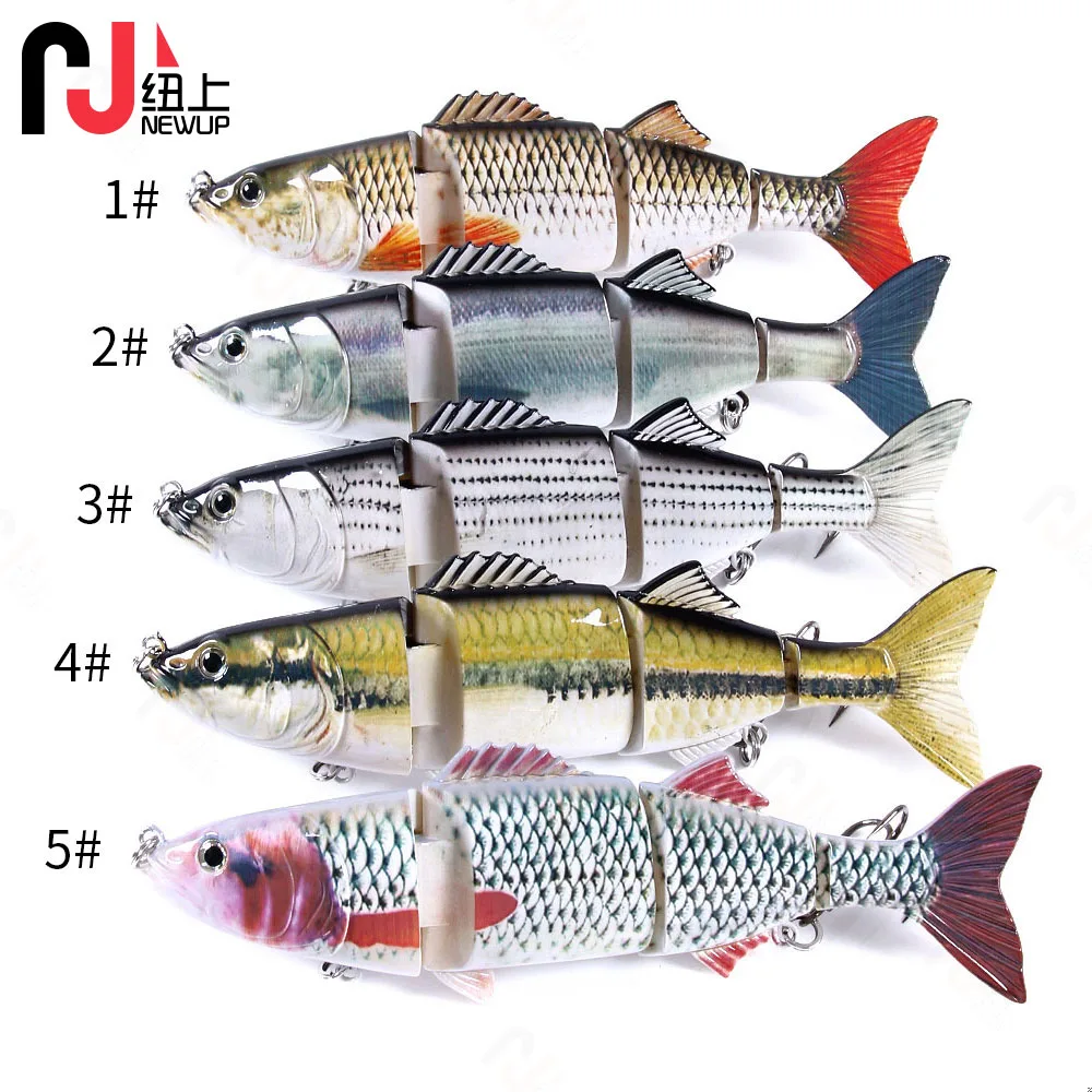 1PCS  24cm 140g Sinking Wobblers Fishing Lures 4 Multi Jointed Swimbait Hard Artificial Bait Pike/Bass Fishing Lure Crankbait