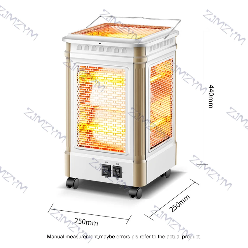 سخان كهربائي على شكل خمسة جوانب ، سخان منزلي متعدد الوظائف ، موفر للطاقة ، للفرن والشواية ، 2000 فولت ، 220 واط