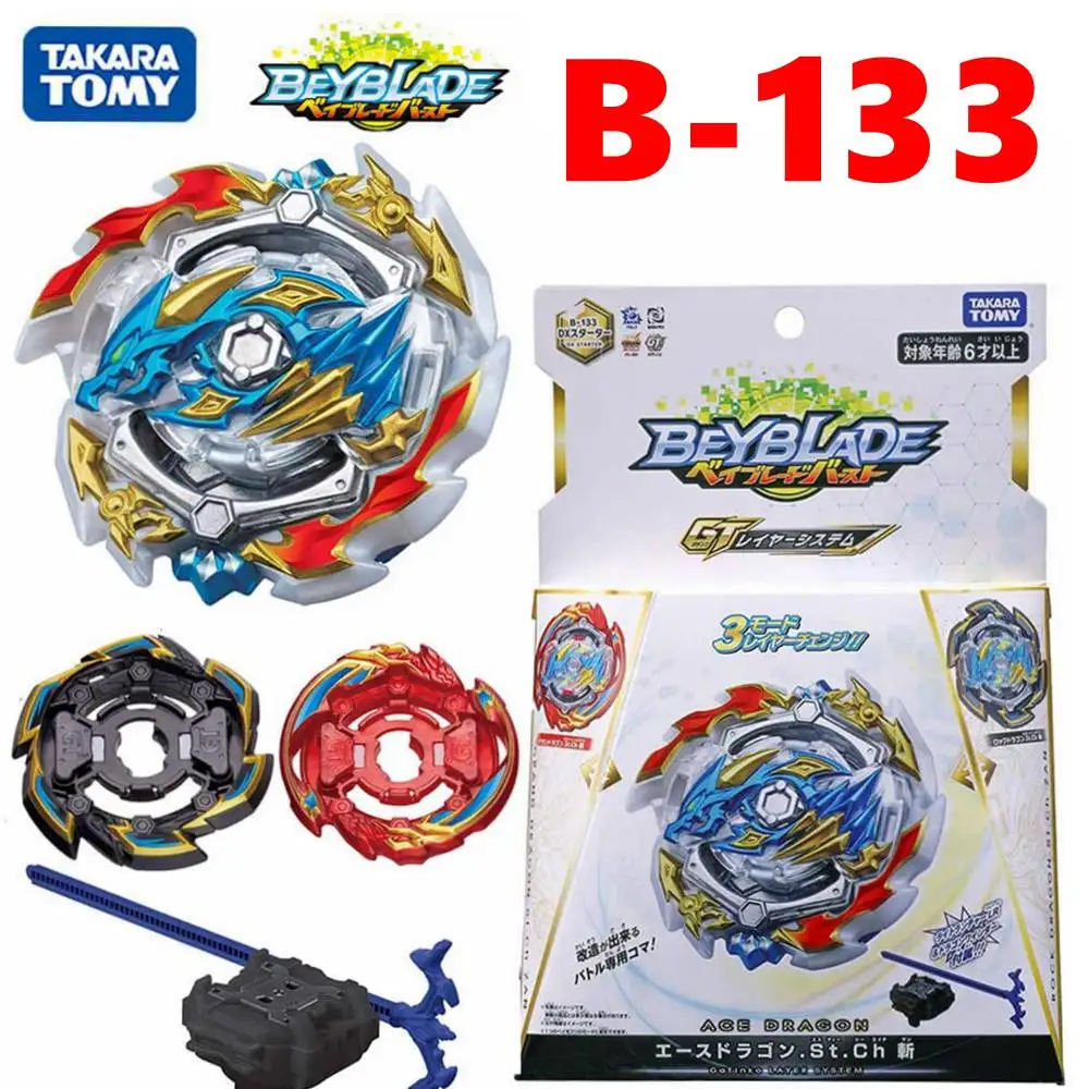 

Original Takara Tomy Beyblade Burst B-133 GT DX Starter Ace Dragon.St.Ch Zan