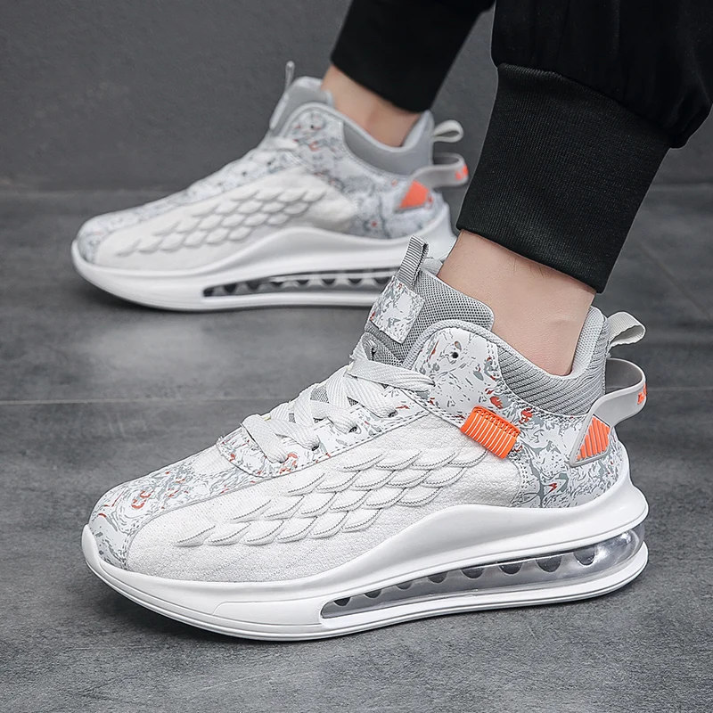 Men’s Full Air Cushion Running Luxury Brand Shoes for Men Designer Sport Male Casual Sneakers Shoes Walking Jogging Tennis Shoes