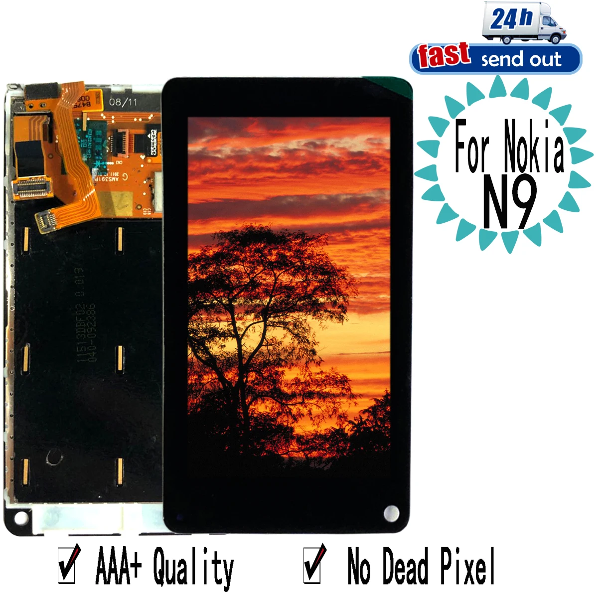 N9 LCD For Nokia N9 LCD Display Touch Screen Digitizer Assembly Replacement For Nokia N9