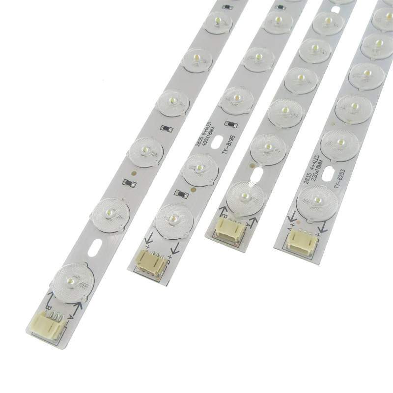 10pcs LED Tube Ceiling Light Module Source 4W 6W 8W Three Color 2835 LED Bar Lights Ceiling Lamp For Retrofiting  Old LED Tube