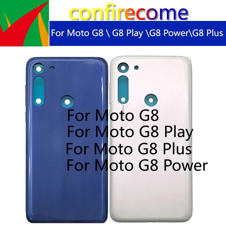 10Pcs\Lot Replacement For Motorola Moto G8 Play G8 Power G8 Plus Battery Back Cover Rear Housing Cover Case Chassis Shell