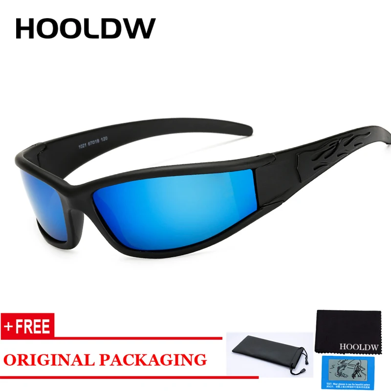 HOOLDW Fashion Polarized Sunglasses Night Vision Glasses Men Women Outdoor Sports Fishing Driving Sun glasses UV400 Goggles