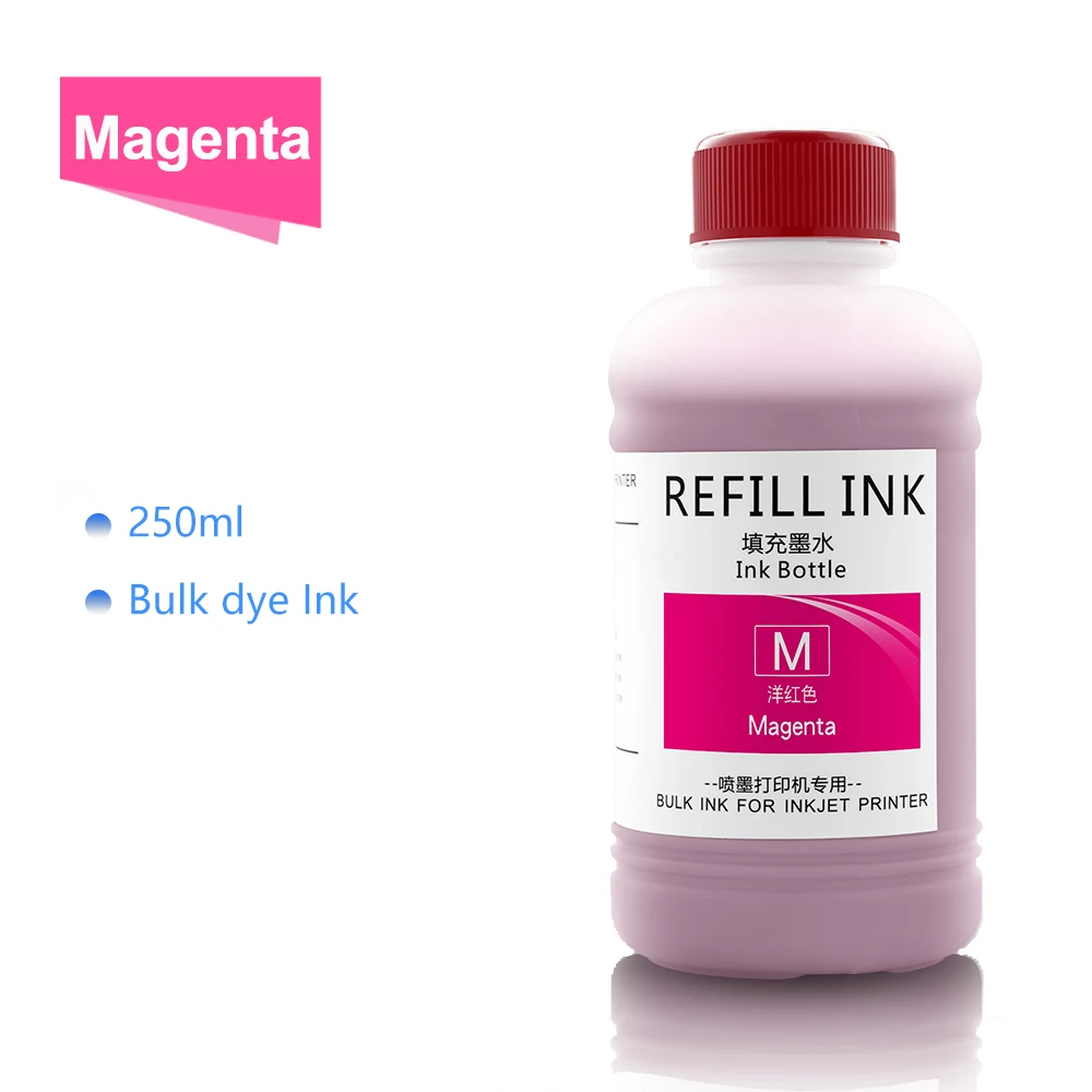 Imagem -04 - Massa Recarga Dye Ink Kit para hp Impressora Jato de Tinta 250ml 178 364 564 655 711 932 933 950 951 952 953 954 955 970 971 em